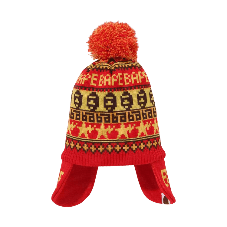 BAPE Knit Cap 'Red'