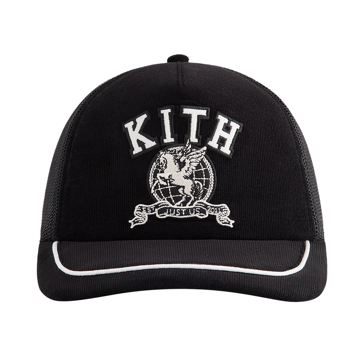 Kith Micro Cord Nolan Trucker Hat 'Black'