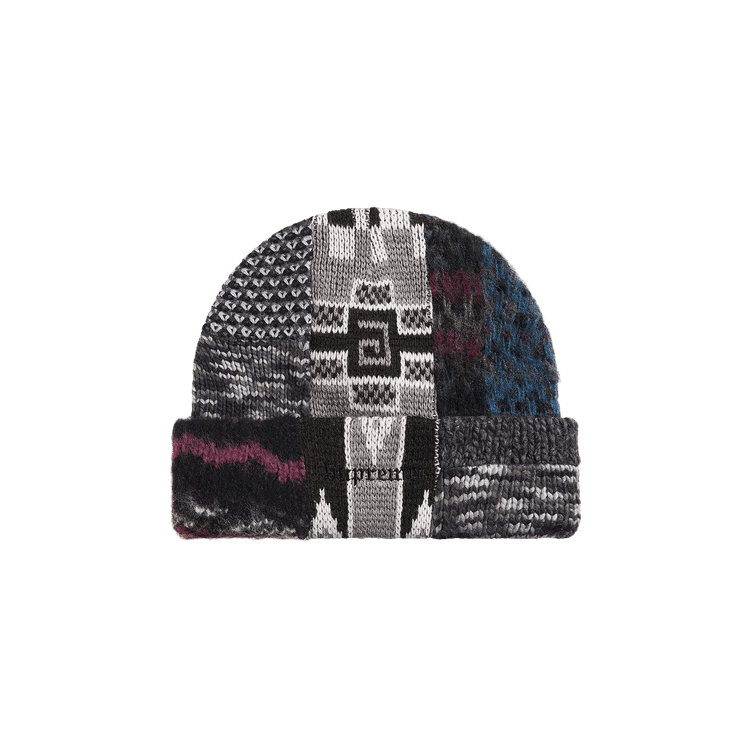 Supreme Patchwork Beanie 'Black'