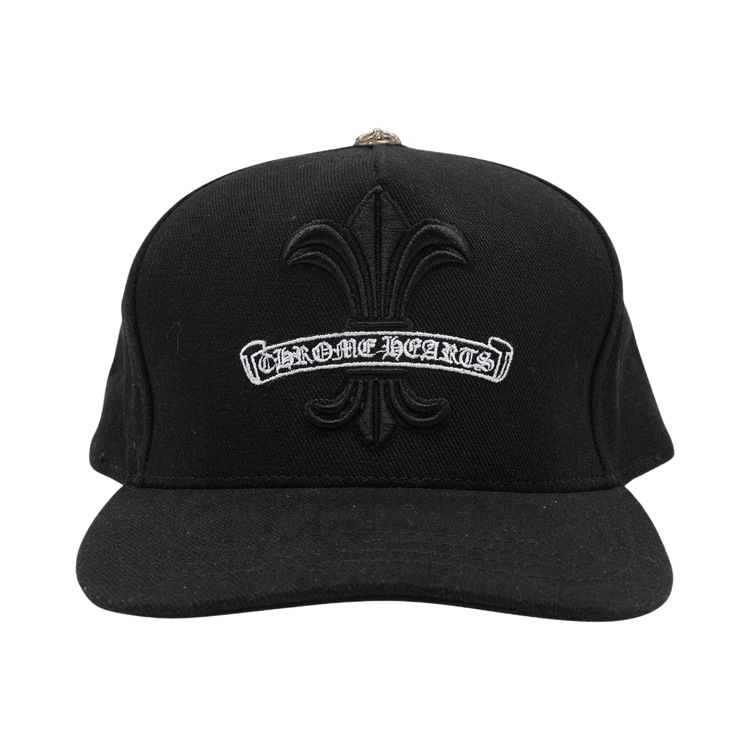 Chrome Hearts Fleur Snapback Hat 'Black'