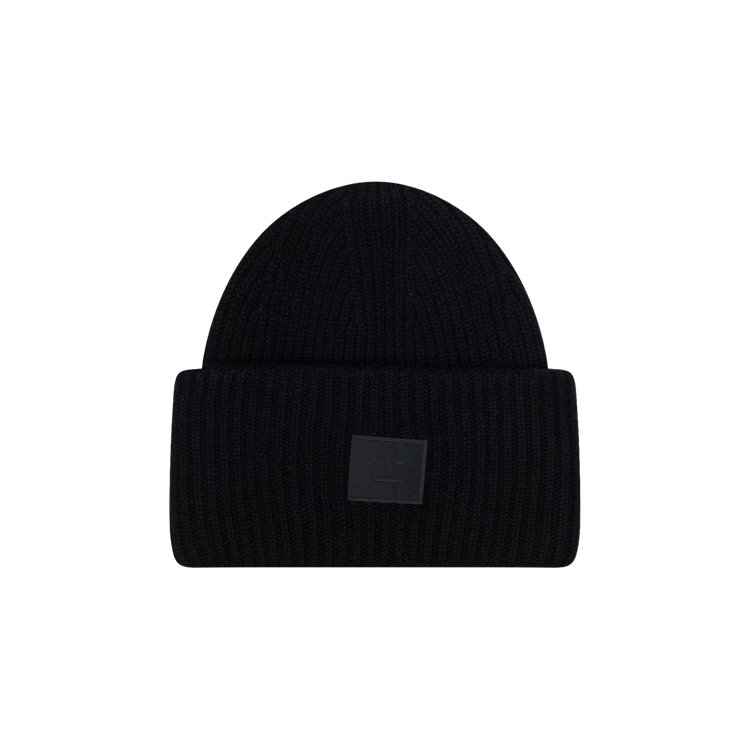 Acne Studios Large Face Logo Beanie 'Black'