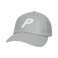 Palace Faux Leather P 6-Panel 'Grey'