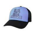 Palace Kitty Rhinestone Trucker 'Black'