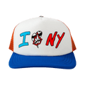 Chrome Hearts Matty Boy Sex Records I Love NY Trucker Hat 'Red/White/Blue'