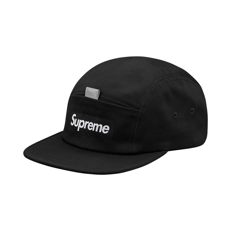 Supreme Reflective Tab Pocket Camp Cap 'Black'