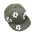 Denim Tears Cotton Wreath New Era 59FIFTY Canvas Fitted Cap 'Olive'