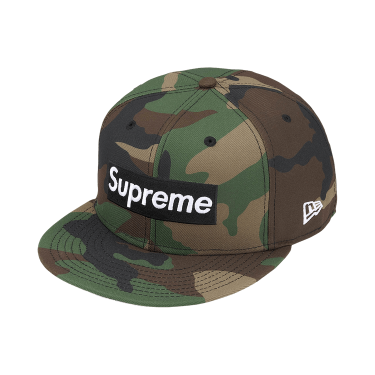 Supreme Rings Box Logo New Era 'Woodland Camo'