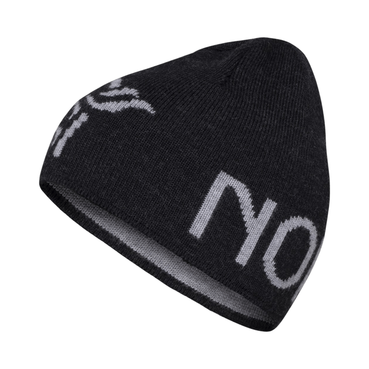 Norrøna Mid Cotton Logo Beanie 'Caviar Black'