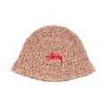 Stussy Hemp Stock Knit Bucket Hat 'Multi Tan'