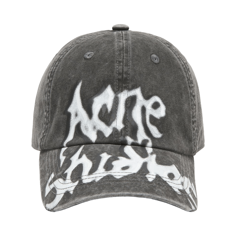Acne Studios Gothic Logo Cap 'Faded Black'