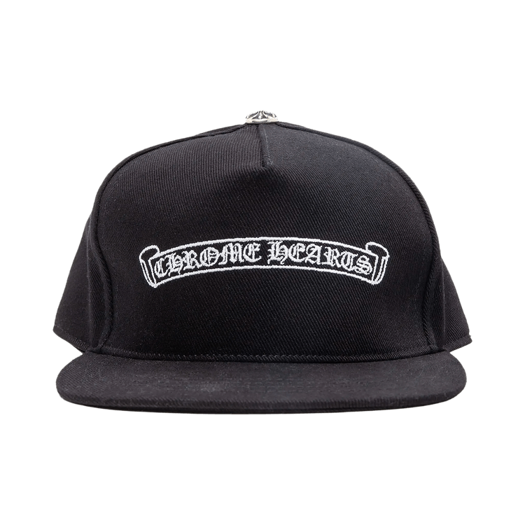 Chrome Hearts Scroll Label Cap 'Black'