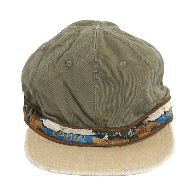 Kapital Chino Brimfield Cap (Navajo Boat) 'Khaki/Beige'