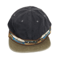 Kapital Chino Brimfield Cap (Navajo Boat) 'Black/Brown'
