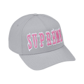 Supreme Gothic Outline Adjustable New Era 'Grey'