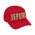 Supreme Gothic Outline Adjustable New Era 'Red'