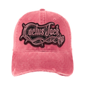 Cactus Jack by Travis Scott Distressed Patch Logo Hat 'Pink'