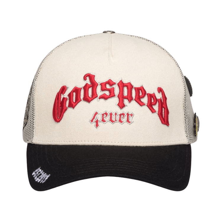 Godspeed Forever Trucker Hat 'White/Black/Red'