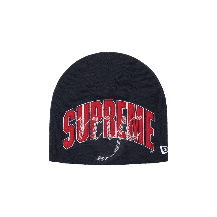 Supreme New Era Rhinestone Beanie 'Navy'