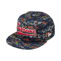 Supreme Floral Jacquard New Era 'Navy'
