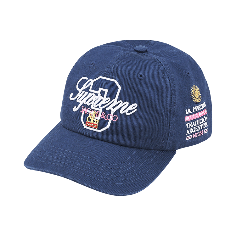 Supreme x La Martina x Jacob & Co 6-Panel 'Navy'