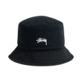 Stussy Reversible Stock Bucket Hat 'Black/Olive'