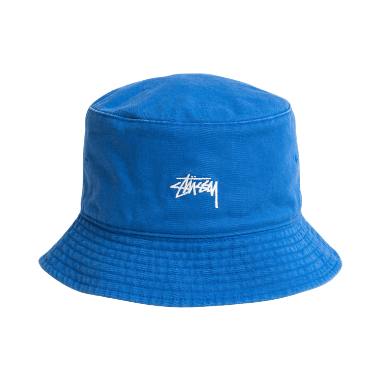 Stussy Reversible Stock Bucket Hat 'Royal/Leopard'