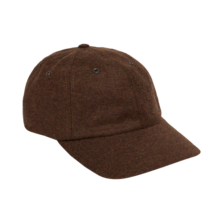 Noah Wool Flannel 6-Panel 'Brown'