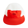 Noah Nylon Mesh Top Runner Cap 'Red'