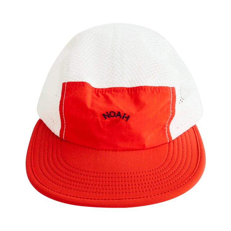 Noah Nylon Mesh Top Runner Cap 'Red'