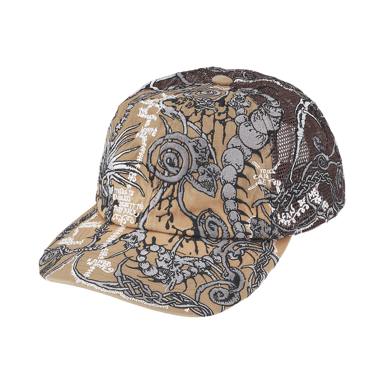 Supreme Wombat Embroidered Mesh Back 6-Panel 'Tan'