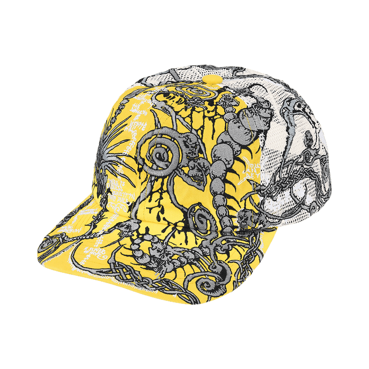 Supreme Wombat Embroidered Mesh Back 6-Panel 'Yellow'