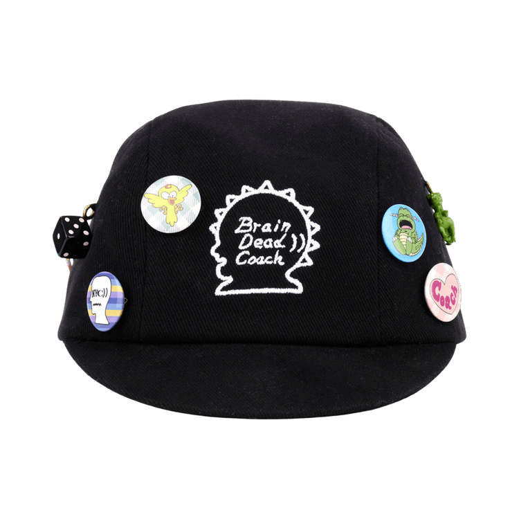 Brain Dead x Coach Biker Pin Hat 'Black Multicolor'