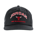 Air Jordan Pro Unstructured Flat Bill Hat 'Black/Kelly Green/White'
