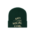 Anti Social Social Club Embroidered Beanie 'Green'
