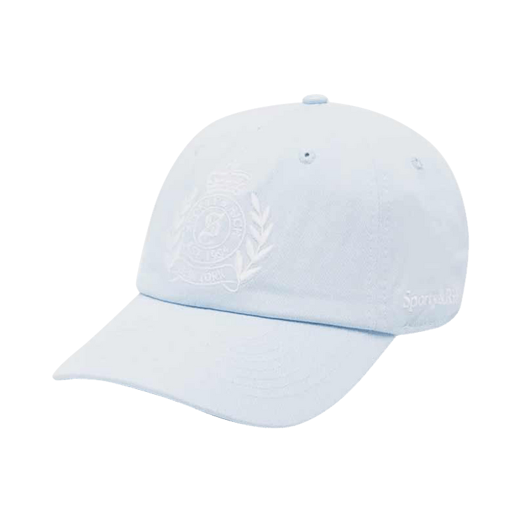 Sporty & Rich NY Crest Hat 'Ciel/White'