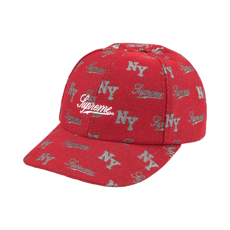 Supreme Monogram 6-Panel 'Red'