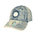 AAPE AAPENOW Moonface Denim Cap 'Blue/Yellow'
