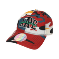 AAPE Logo Camo Cap 'Red/Navy'