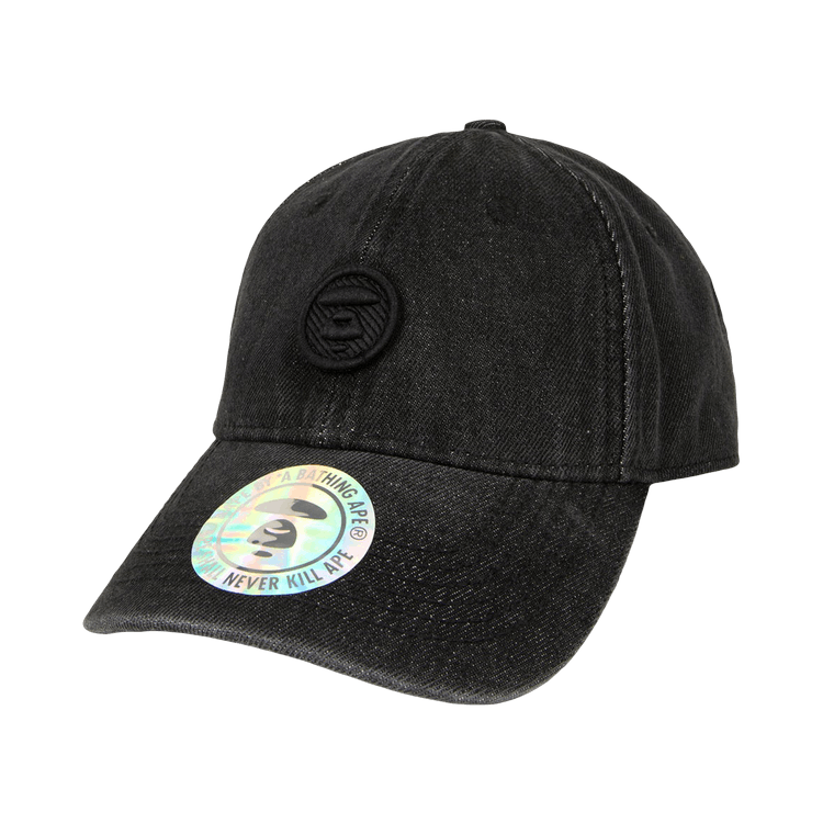 AAPE AAPENOW Moonface Denim Cap 'Black/Light'