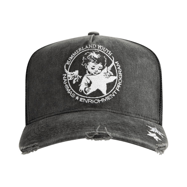 Nahmias Enrichment Washed Trucker Hat 'Worn Black'