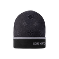 Louis Vuitton Monogram Eclipse Beanie 'Black/Seal Grey'