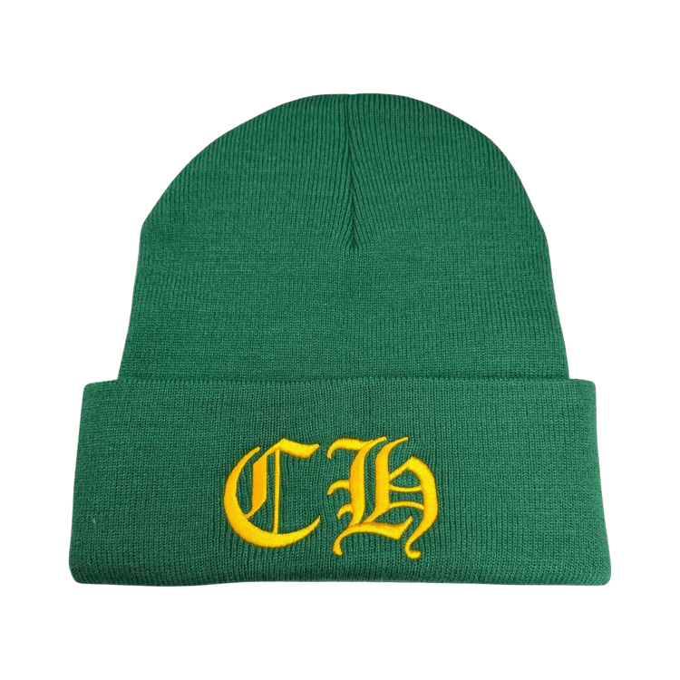Chrome Hearts Embroidered CH Logo Watch Cap Beanie 'Green'