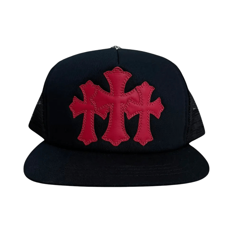 Chrome Hearts Triple Cross Cemetery Trucker Hat 'Black'