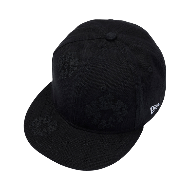Denim Tears x New Era Mono Wreath Canvas Fitted 'Black'