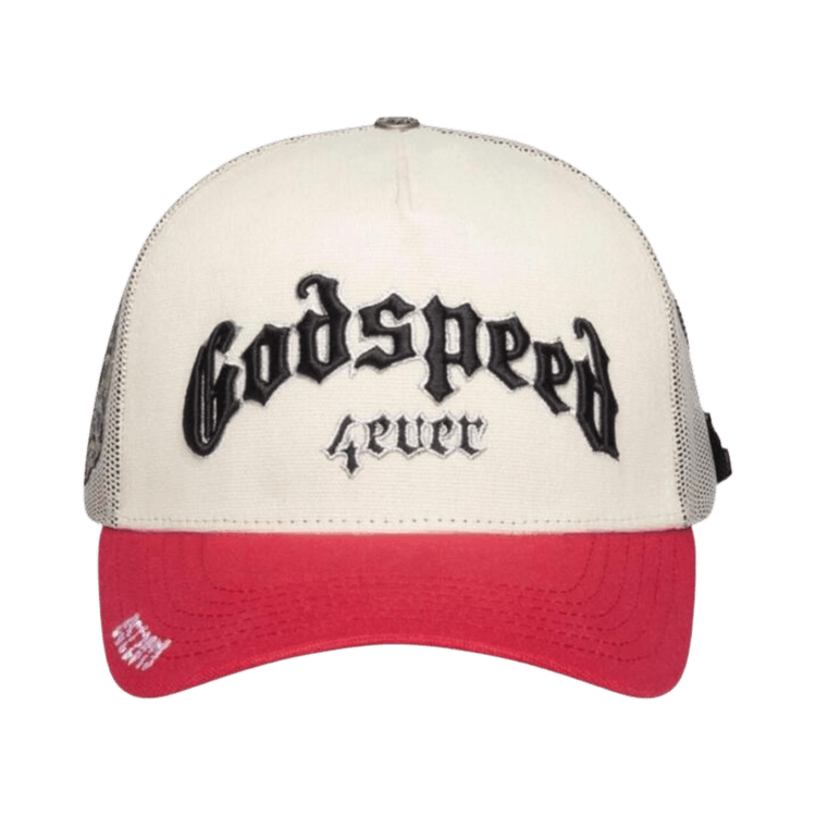Godspeed Forever Trucker Hat 'White/Red'