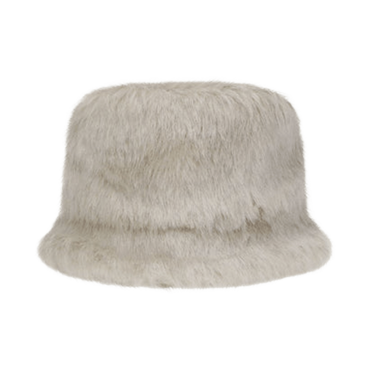 Amomento Fur Bucket Hat 'Ivory'