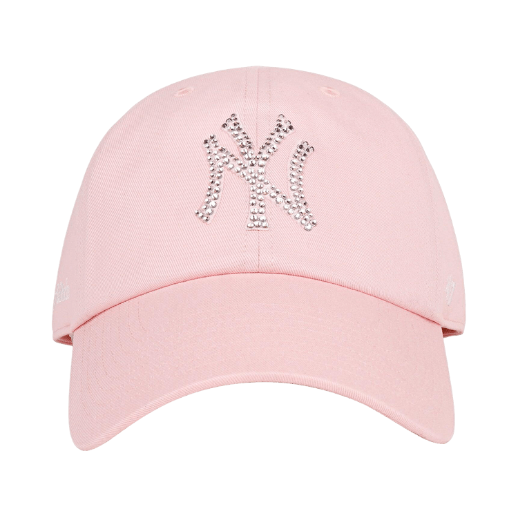 Sporty & Rich Yankees Krystal Hat 'Candy/White'