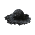Kapital Magpie Denim Radio Tulip Hat 'Black'
