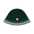 Casablanca Stripe Crochet Hat 'Green'