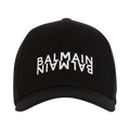 Balmain Double Loto Cotton Hat 'Black'
